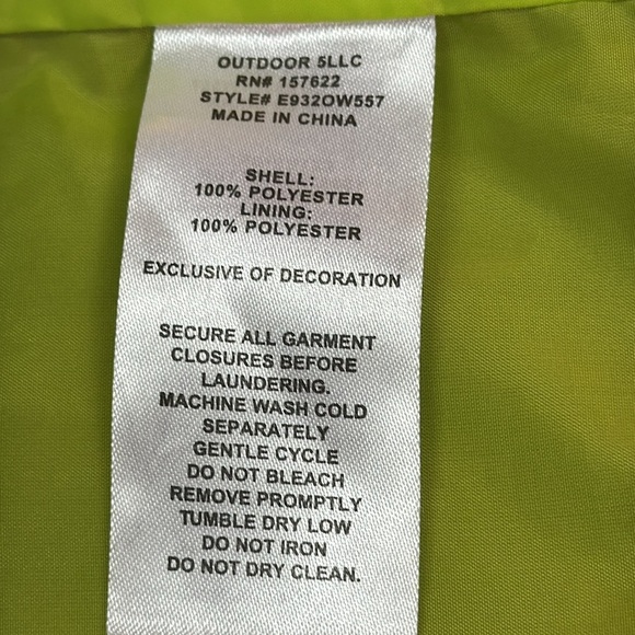 Eddie Bauer Blue Zippered Spring Lightweight Hooded Windbreaker Jacket XS (5/6) - Picture 7 of 8